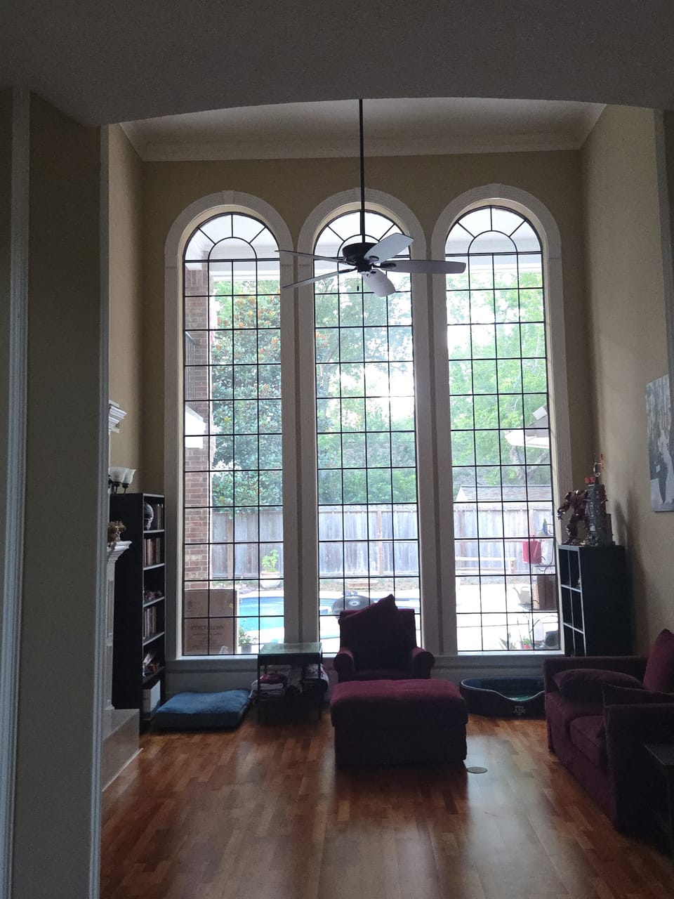 Arched Window Wall